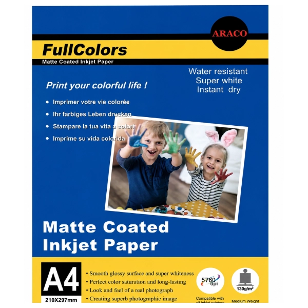 کوتد 130 گرم 100برگی A4 - FullColors