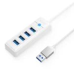 هاب USB3.0 چهار پورت مدل ORICO PW4U-U3 (سفید)