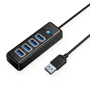 هاب USB3.0 چهار پورت مدل ORICO PW4U-U3 (مشکی)