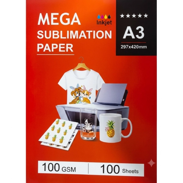 کاغذ سابلیمیشن 100 گرم (A4)