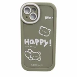 قاب آیفون فانتزی برجسته طرح Bear Happy