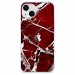 کیفیت قاب آیفون طرح Red Marble