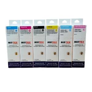 ست 6رنگ جوهر سابلیمیشن 100 سی سی Mirtex