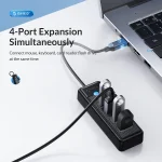 کیفیت هاب 4 پورت USB 3.0 اوریکو مدل PW4U-C3-015