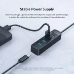 هاب چهار پورت USB-C اوریکو مدل TWC3-4A - تصویر 11