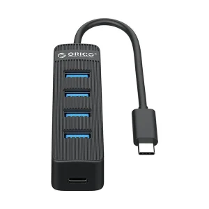 هاب چهار پورت USB-C اوریکو مدل TWC3-4A (مشکی)