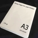 قیمت گلاسه لیزری 135 گرم 250 برگی A3